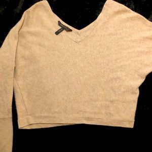 BCBG Cashmere Crop Sweater